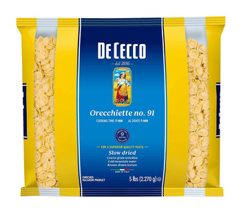 DE CECCO: Pasta Orecchiette, 5 lb