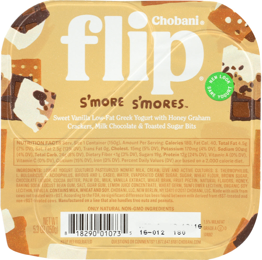 CHOBANI: Yogurt Flip Smore, 5.3 oz