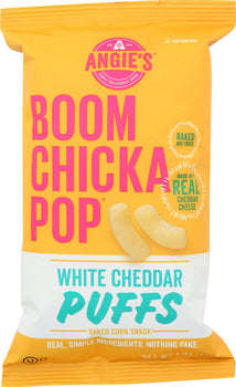 ANGIES: White Cheddar Puffs, 1 oz