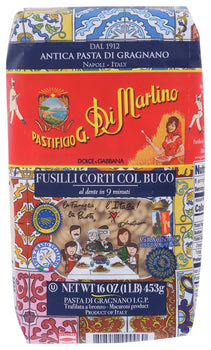 DI MARTINO: Fusilli Corti Col Buco Pasta, 1 lb