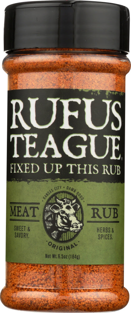 RUFUS TEAGUE: Meat Rub Original, 6.5 oz