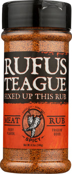 RUFUS TEAGUE: Spicy Meat Rub, 6.5 oz