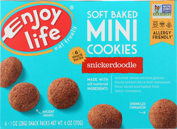 ENJOY LIFE: Soft Baked Minis Snickerdoodle, 6 oz