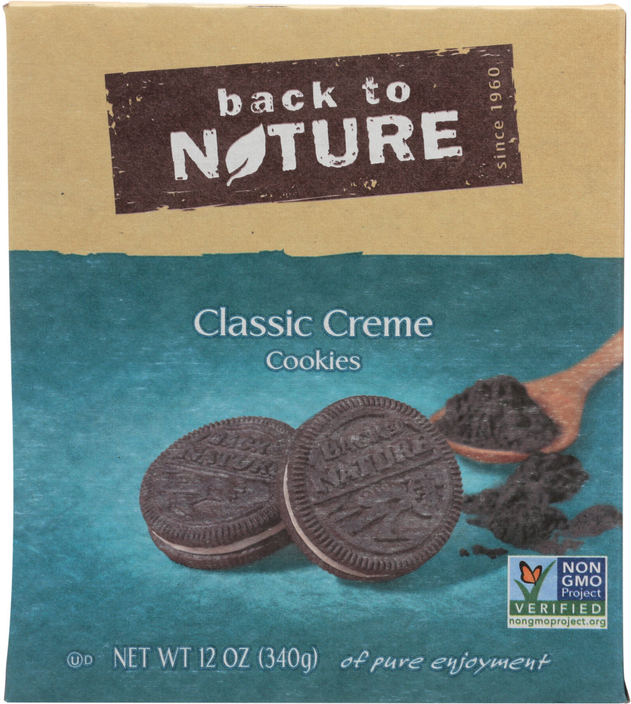 BACK TO NATURE: Classic Sandwich Creme Cookie, 12 oz