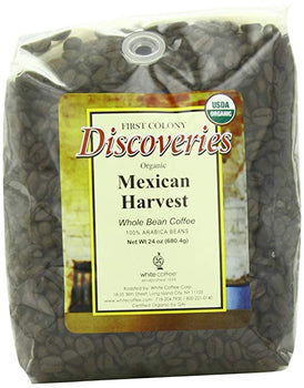 DISCOVERIES: Coffee Whole Bean Mexican Harvest Organic, 24 oz