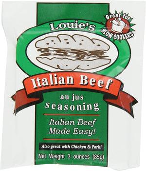 LOUIES: Ssnng Ital Beef, 3 oz