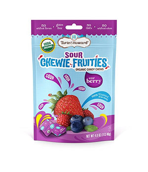 TORIE & HOWARD: Candy Fruit Chewie Sour Berry Bag Original, 4 oz