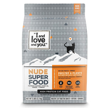 I&LOVE&YOU: Nude Food Poultry a Plenty Cat Food, 5 lb