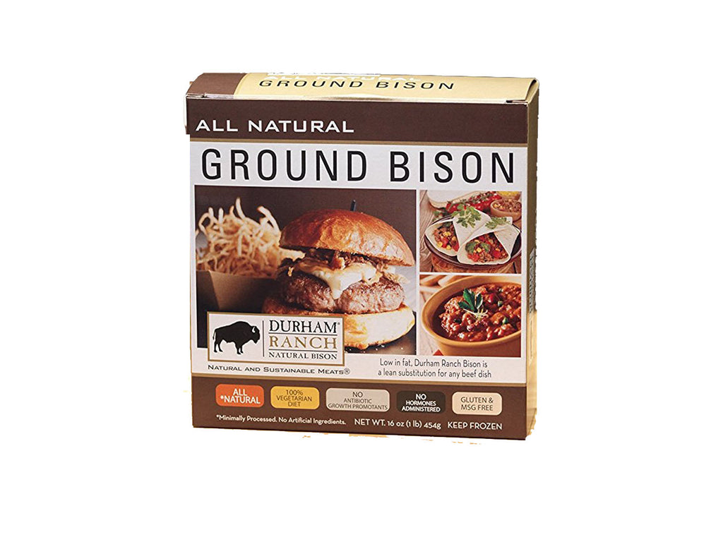 DURHAM RANCH: Ground Bison, 16 oz