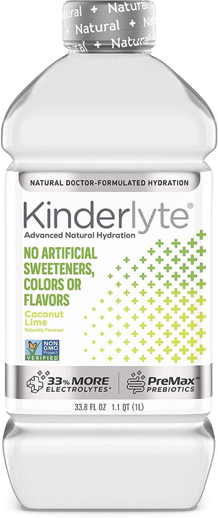 KINDERLYTE: Electrolyte Ccnut Lime, 33.8 fo