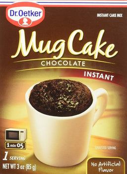 DR OETKER: Instant Mug Cake Chocolate, 3 oz