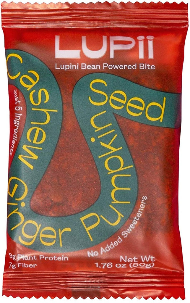 LUPII: Bar Cshw Gngr Pmpkn Seed, 1.76 oz