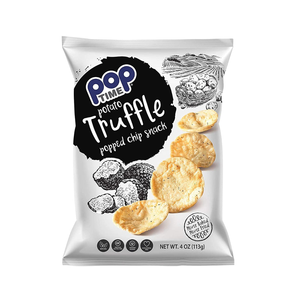 POPTIME POPPED CHIPS: Chips Truffle, 4 oz