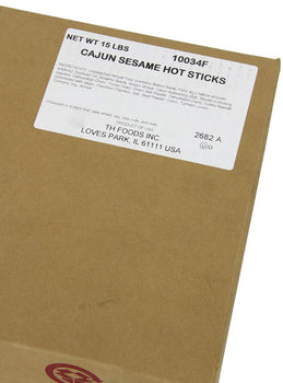 BULK SNACKS: Cajun Sesame Hot Sticks, 15 lb