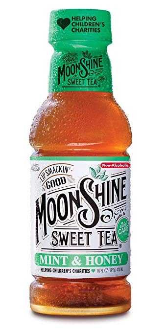 MOONSHINE SWEET TEA: Mint & Honey Sweet Tea, 16 fo