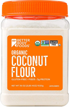 BETTERBODY: Flour Coconut Org, 2.25 lb