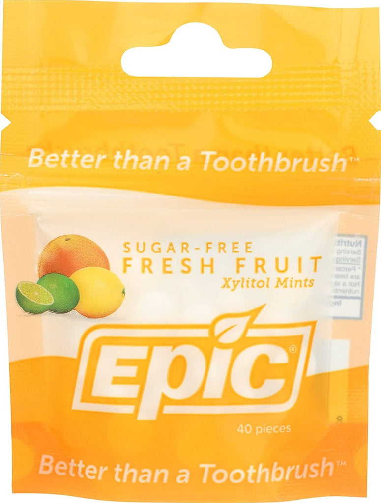 EPIC DENTAL: Mint Fruit Xylitol, 40 pc