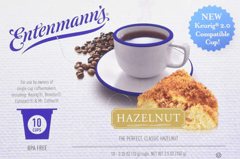 ENTENMANNS: Hazelnut Flavored Coffee Single Serve, 10 pc