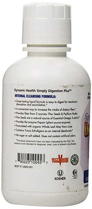 DYNAMIC HEALTH: Simply Digestion Plus, 16 fo