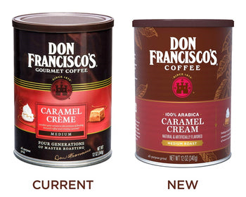 DON FRANCISCO: Caramel Creme Medium Ground Coffee, 12 oz