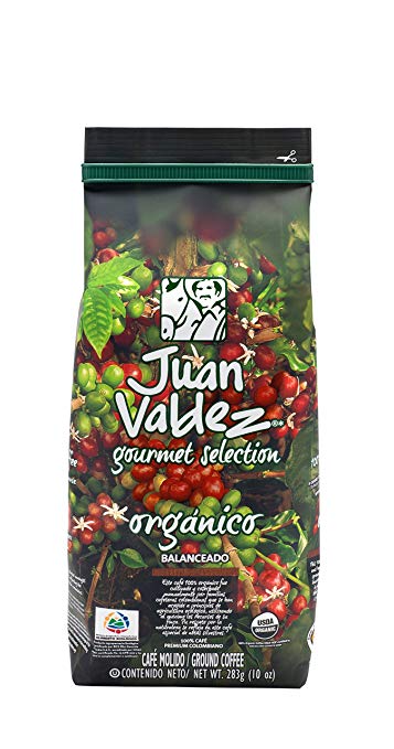 JUAN VALDEZ: Coffee Ground Organic, 10 oz