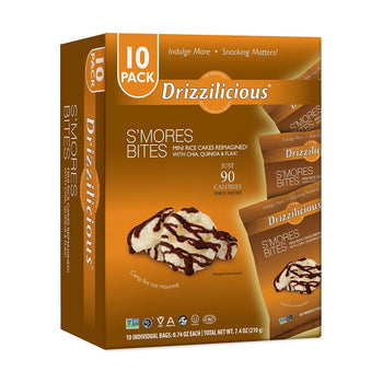 DRIZZILICIOUS: Rice Crisp Smores 10Pk, 0.74 oz