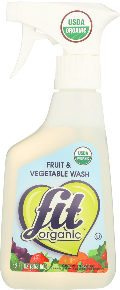 FIT ORGANIC: Fruit & Vegetable Wash Spray, 12 oz