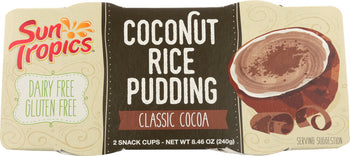 SUN TROPICS: Coconut Rice Pudding Cocoa, 8.46 oz