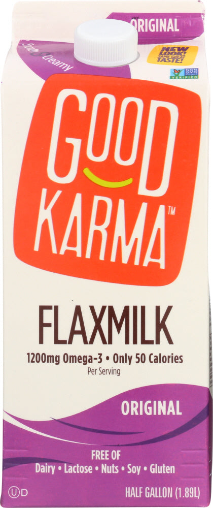 GOOD KARMA: Flax Milk Original, 64 oz