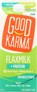 GOOD KARMA: Protein + Flax Milk Unsweetened Original, 64 oz