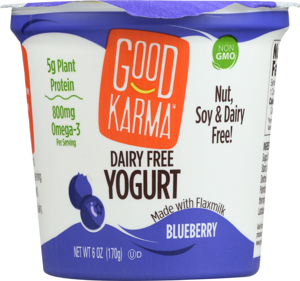 GOOD KARMA: Dairy Free Blueberry Yogurt, 6 oz