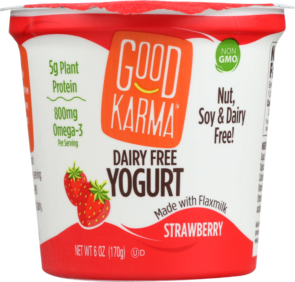 GOOD KARMA: Yogurt Strawberry, 6 oz