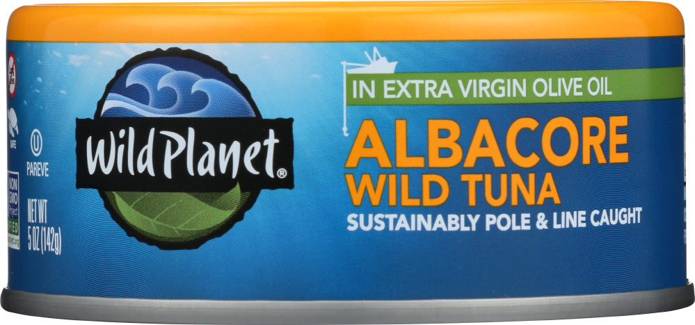 WILD PLANET: Wild Albacore Tuna in Extra Virgin Olive Oil, 5 oz