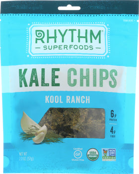 RHYTHM SUPERFOODS: Kale Chips Kool Ranch, 2 oz