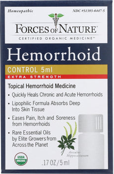 FORCES OF NATURE: Hemorrhoid Extra Strength, .17 oz