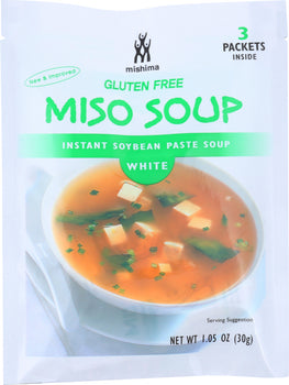 MISHIMA: Miso Soup Instant Soybean Paste White, 1.05 oz