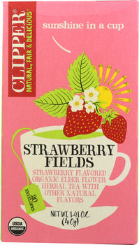 CLIPPER: Organic Strawberry Fields Tea, 1.41 oz