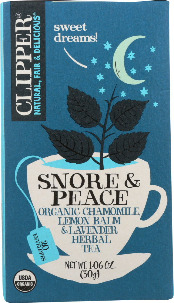 CLIPPER: Organic Snore & Peace Tea, 1.06 oz