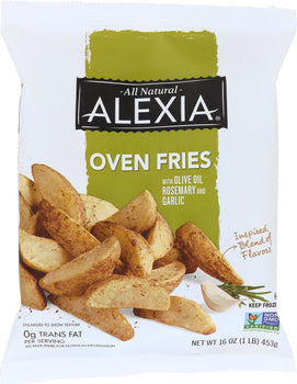 ALEXIA FOODS: Oven Fries with Olive Oil Rosemary & Garlic, 16 oz