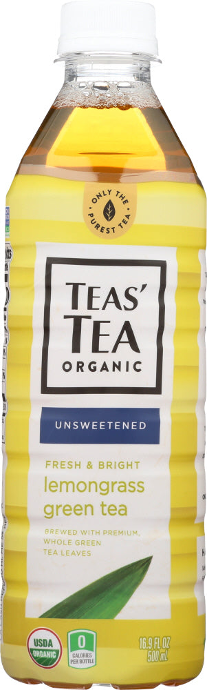 TEAS TEA: Tea Green Lemongrass Organic, 16.9 fo