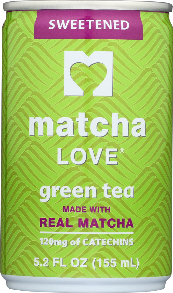 MATCHA LOVE: Japanese Matcha + Green Tea Sweetened, 5.2 fo