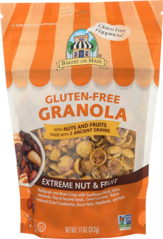 BAKERY ON MAIN: Gluten Free Granola Extreme Nut & Fruit, 11 oz