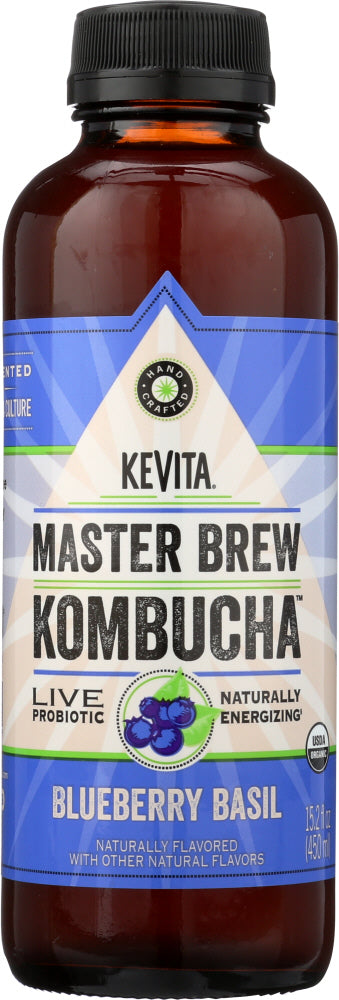 KEVITA: Kombucha Blueberry Basil, 15.2 oz