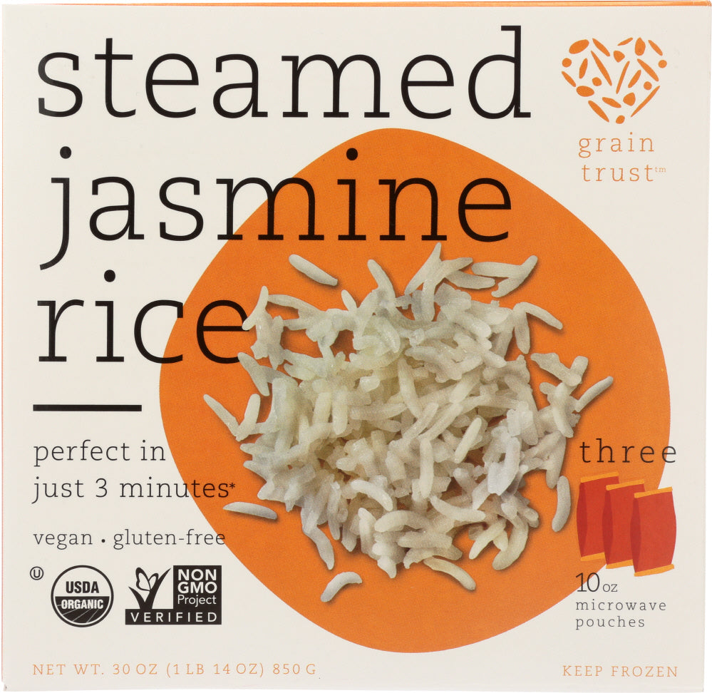 GRAIN TRUST: Steamed Jasmine Rice, 30 oz