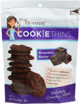 MRS THINSTERS: Cookie Thins Brownie Batter, 4 oz