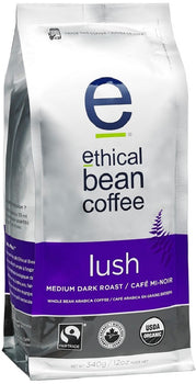 ETHICAL BEAN: Coffee Medium Dark Roast Lush, 12 oz