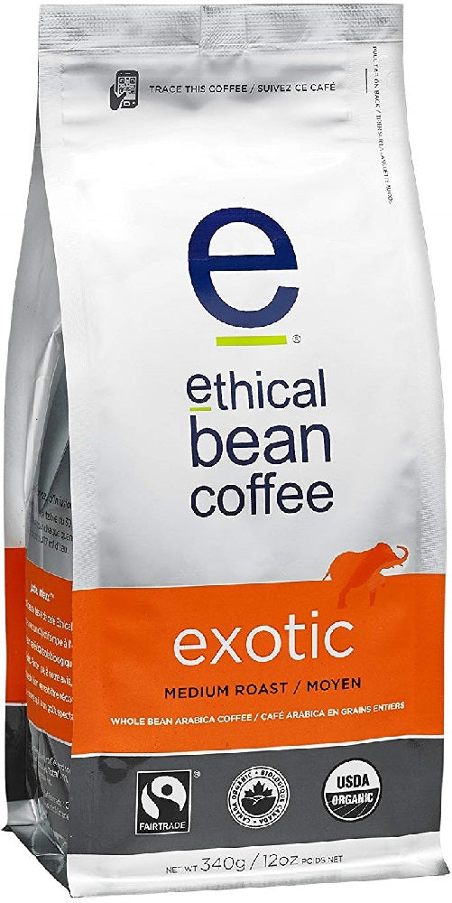 ETHICAL BEAN: Coffee Medium Roast Exotic, 12 oz