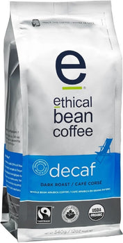 ETHICAL BEAN: Coffee Dark Roast Decaf, 12 oz