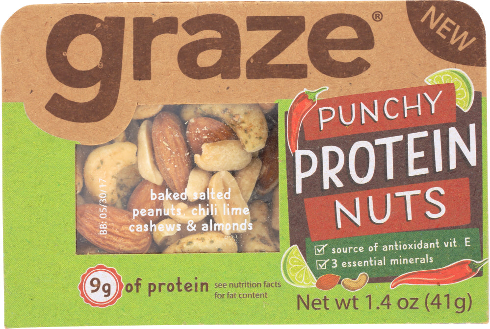 GRAZE: Snack Punchy Protein Nuts, 1.4 oz