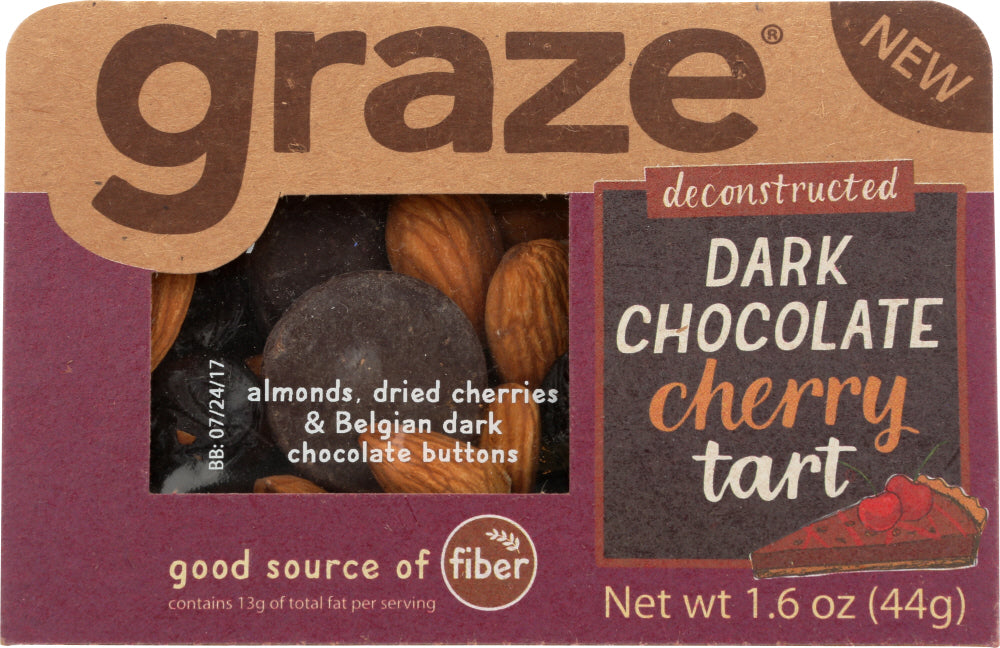 GRAZE: Snack Dark Chocolate Cherry Tart S, 1.6 oz